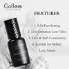 Gollee 0.5-1s Fast drying lashes glue Latex-free Eyelash Extensions Glue Professional Waterproof eyelash Lash extension supplies 2