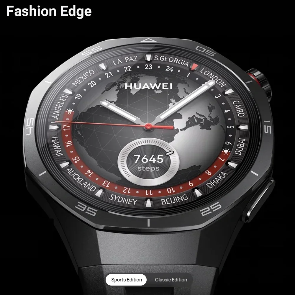 HUAWEI Watch GT 5 Pro Smartwatch,Ceramic and Titanium Watch GT5 Pro,Global Version,compatible with iOS and Android 5