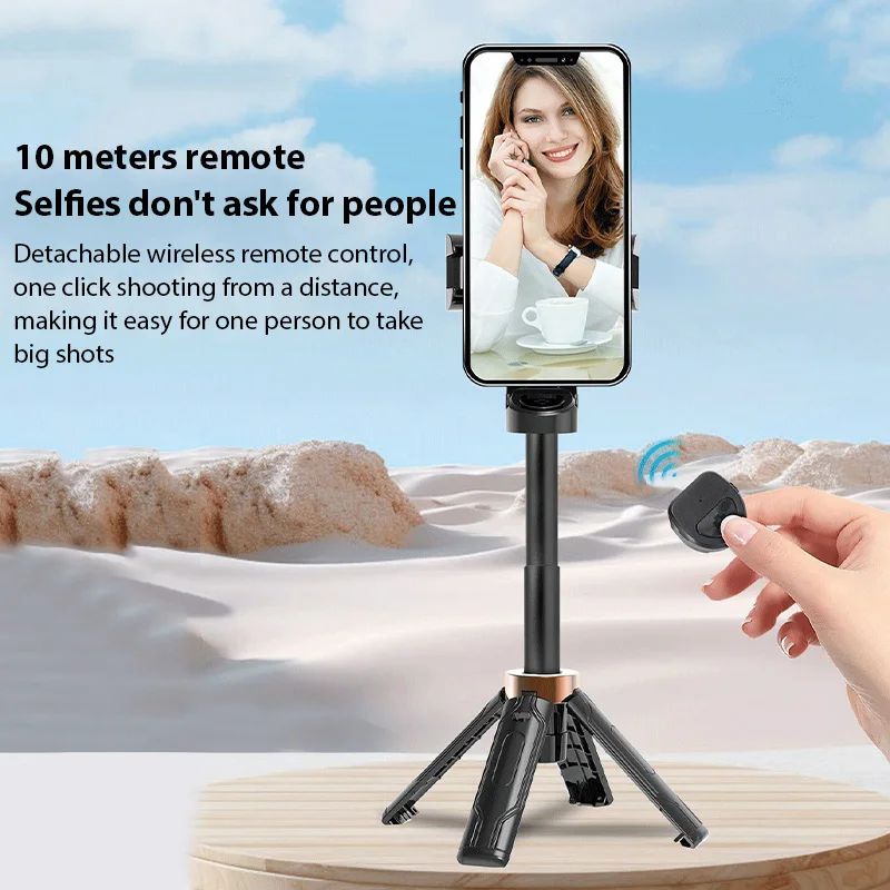 Universal Portable Selfie Stick Tripod Foldable Mini Selfie Stick Phone Tripod Stand With Detachable Wireless Remote Controller 4