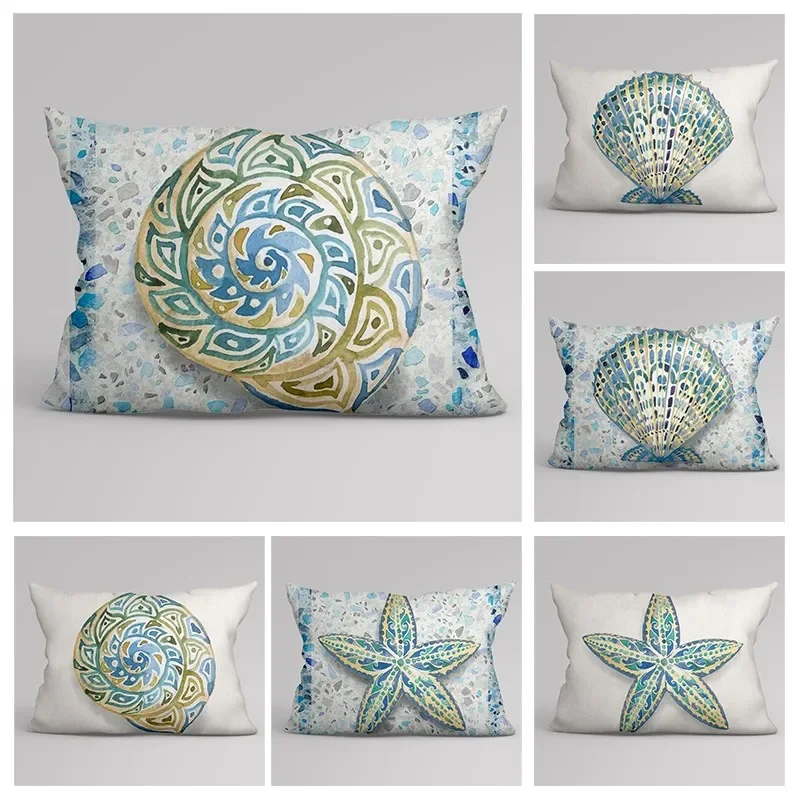 

Hawaiian style pillowcase sofa cushion cover rural beach animal decoration pillowcase throw pillowcase customized 30x50 40x60