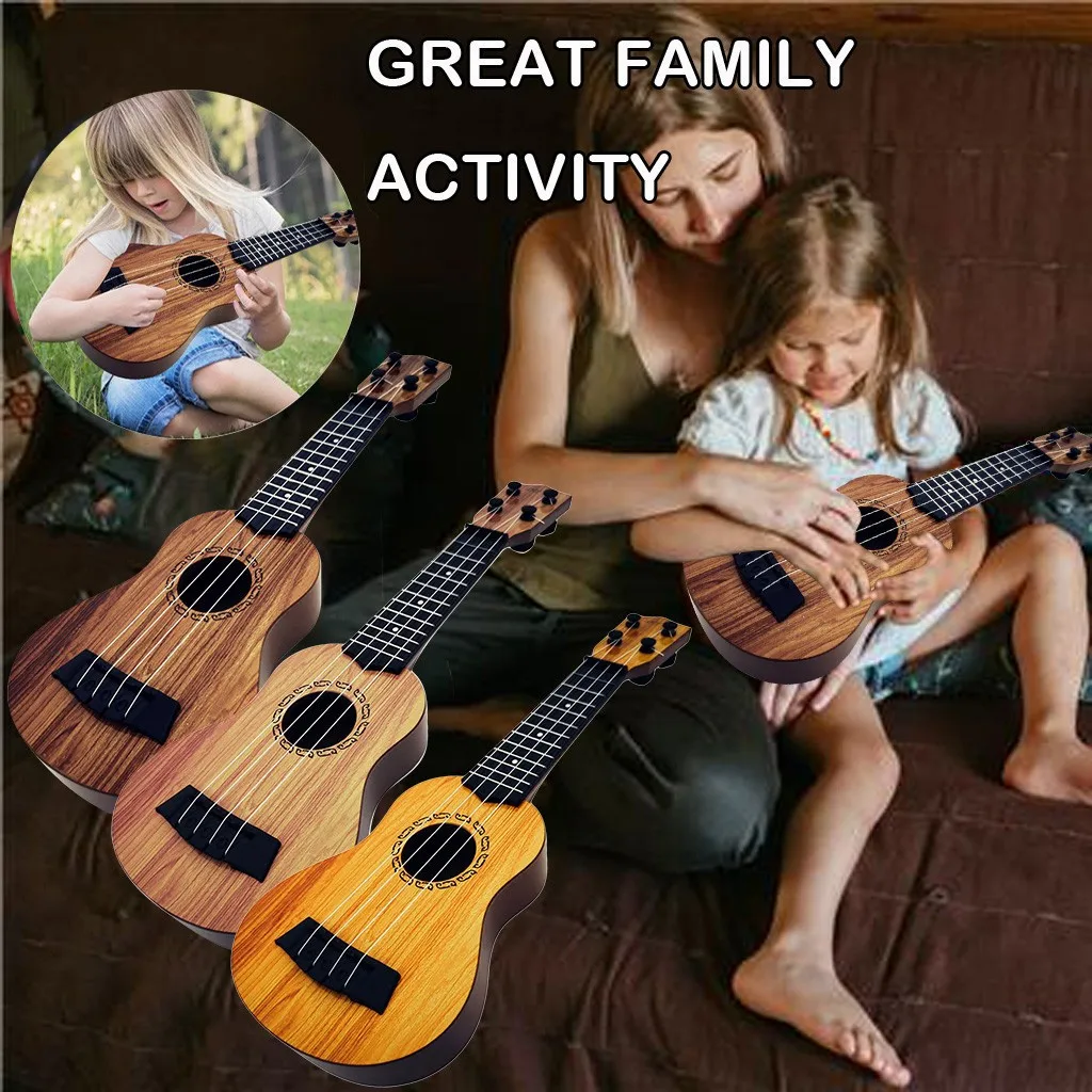 

Beginner Classical Ukulele Guitar Educational Musical Instrument Toy for Kids Mini Guitar Classical Ukulele Guitar Toy Musical