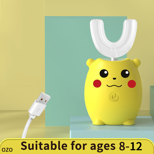 Children Electric Toothbrush Smart Kids Teeth Toothbrush Cartoon Pattern Toddler Toothbrush 360 Degree XaoMi U brush Gift