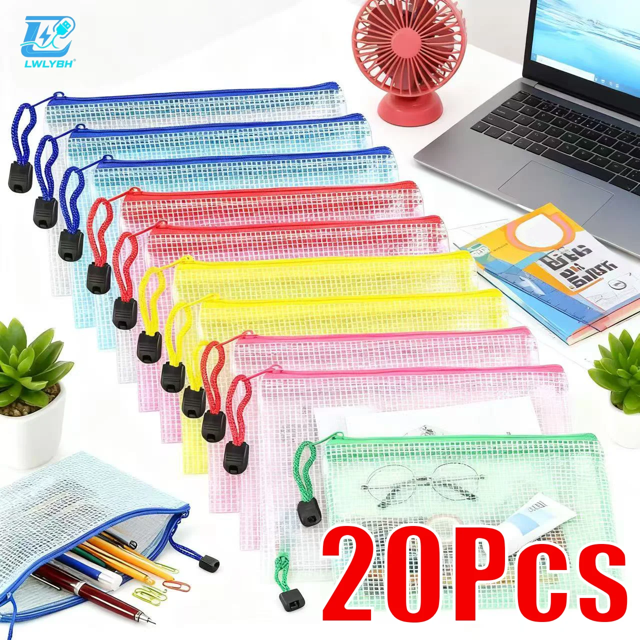 Zipper Documents Bag A4/A5 Plastic Folders A3 Transparent Waterproof File Organize Storage Bag School Office Stationery Supplies