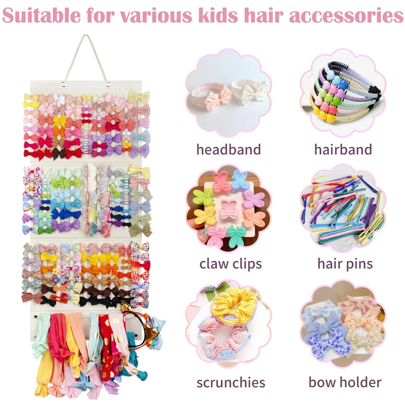 Ganchos para el pelo para niña, piezas, colgador de