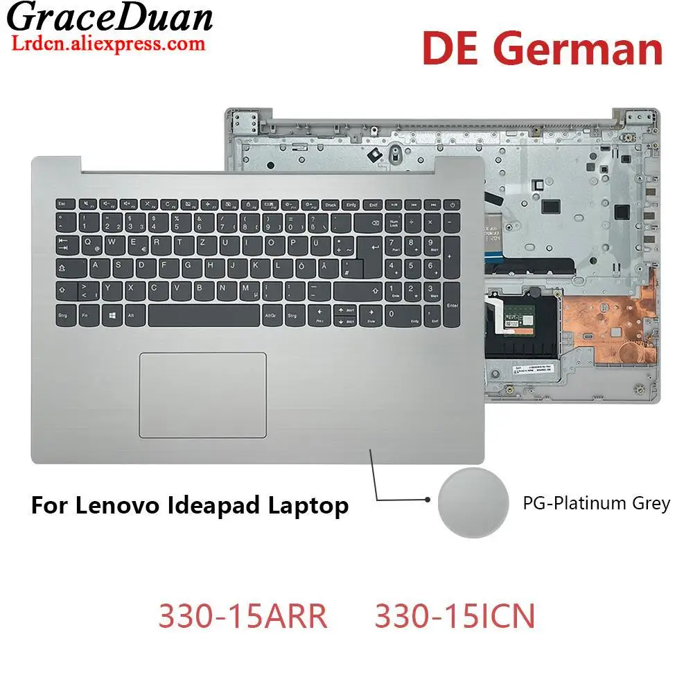 shell, tampa C para Lenovo Ideapad 330-15,