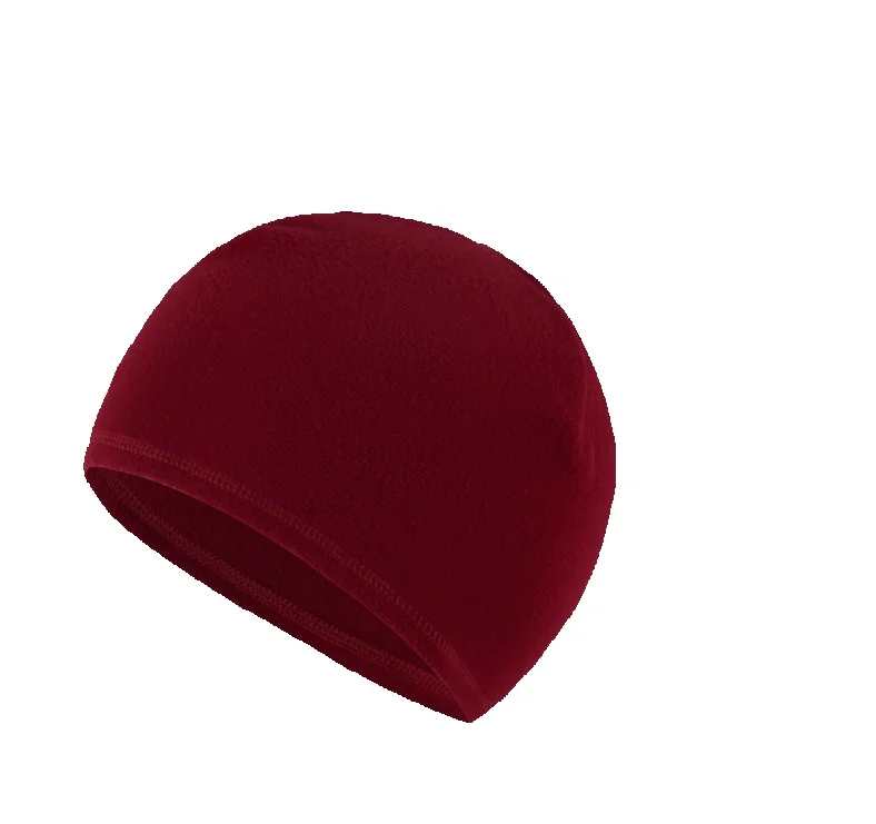 Cascos a prueba de viento de otoño e invierno forrados con vellón para mayor calidez, sombreros pequeños para deportes al aire libre y ciclismo para hombres_voghion.com