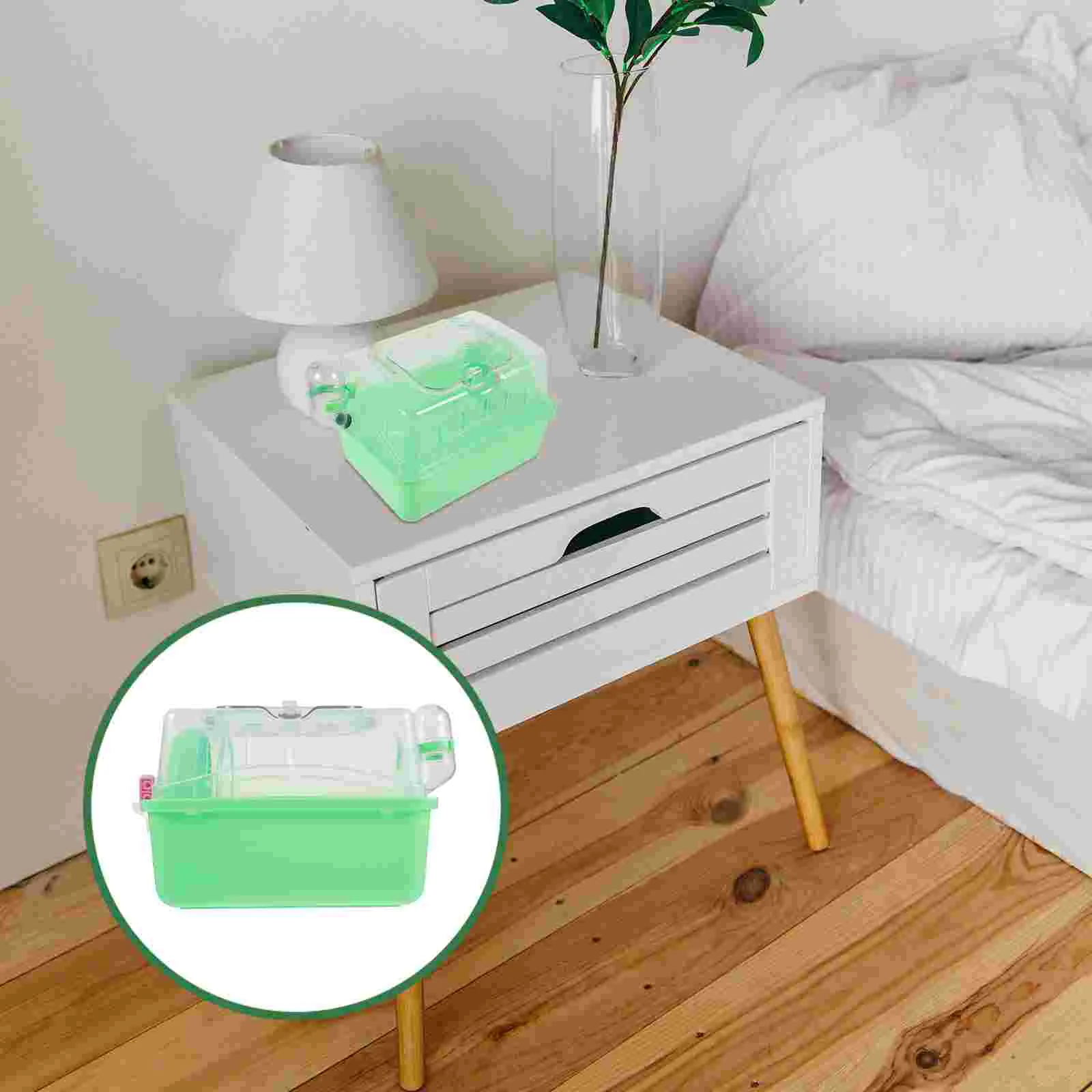 

Plastic Hamster Cage Transparent Small Animal Cage Large Hamster Castle Cage Small Pet Habitat Rat Hamster Guinea Pig