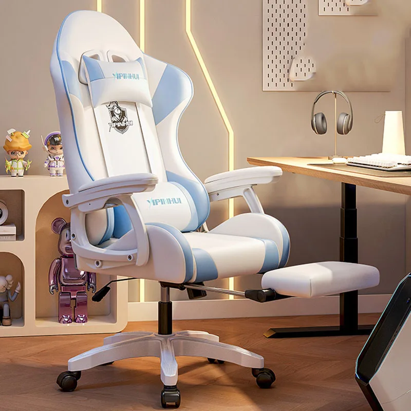 Swivel Lifting Office Chair Floor Ergonomic Computer Rolling Mobile Gaming Chair Bench Sillas De Gamer Postmodern Furniture postmodern architecture