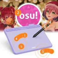 UGEE S640 Tablette graphique 6,3 x 4 pouces Tablettes de dessin numérique avec stylet sans batterie 10 raccourcis Prise en charge d'Android Windows Mac 5