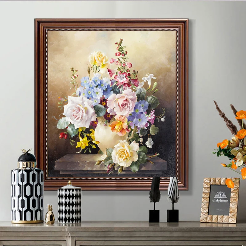 YEESAM ART Nouveau Point De Croix Kits De Broderie Au Avancée