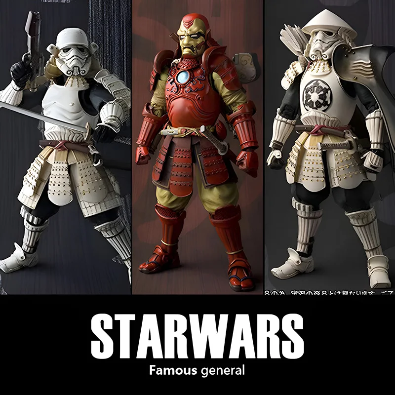 

17cm Star Wars Movie Realization Darth Maul Darth Vader Boba Fett Stormtrooper Action Figure Anime Model Gift Toys Gifts