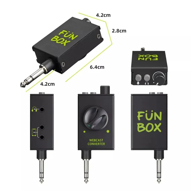 

Преобразователь спички в реальном времени, звуковая карта, аудиоконвертер для выступлений на сцене, прямой трансляции/студийной записи/PK/караоке