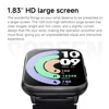 KUMI M2 Smart Watch 1.83" HD Screen ChatGPT 100+ AI Watch Faces Bluetooth Calling 100+ Sports Modes Health Monitoring 2ATM 4