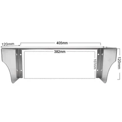 Outdoor Waterproof Stainless Steel Socket and Doorbell Rain Cover (405mm)