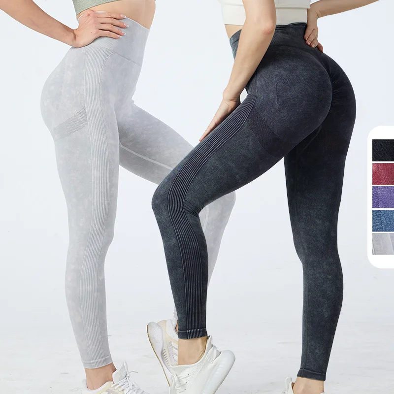 

2023 New High Waist Naked Feeling Seamless Women Yoga Pants Ladies Leggings Gym Running Workout Sports Pants Fitness