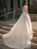 Sexy Deep V-neck Backless Wedding Dress Classic Lace Appliques Bride Robe 2025 A-line Long Bridal Gown Customized Robe De Mariée 4