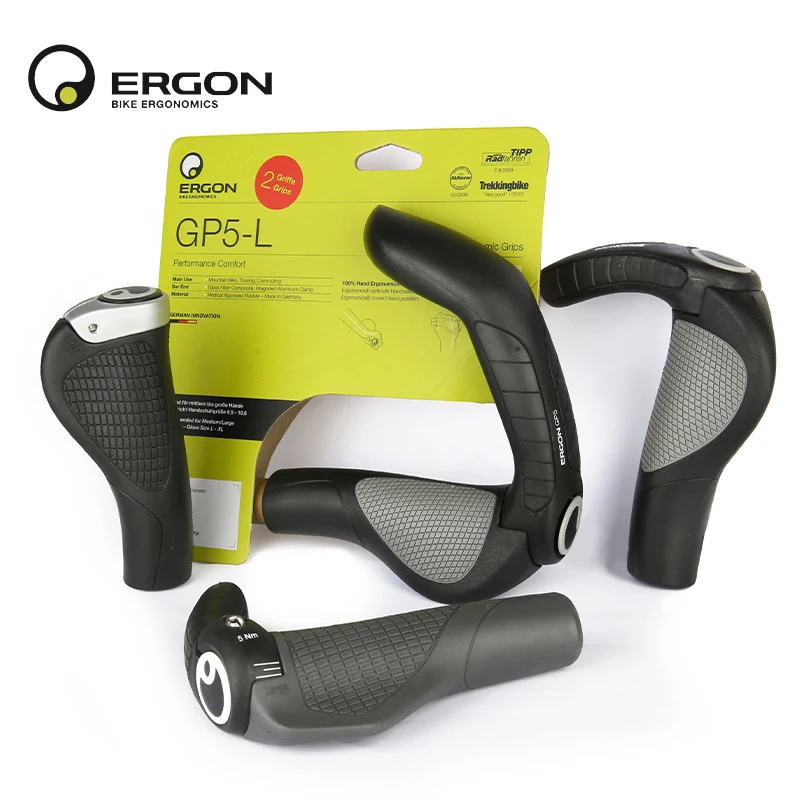 Original ERGON Lockable Bicycle Handlebar Grips Cycling MTB Extended
