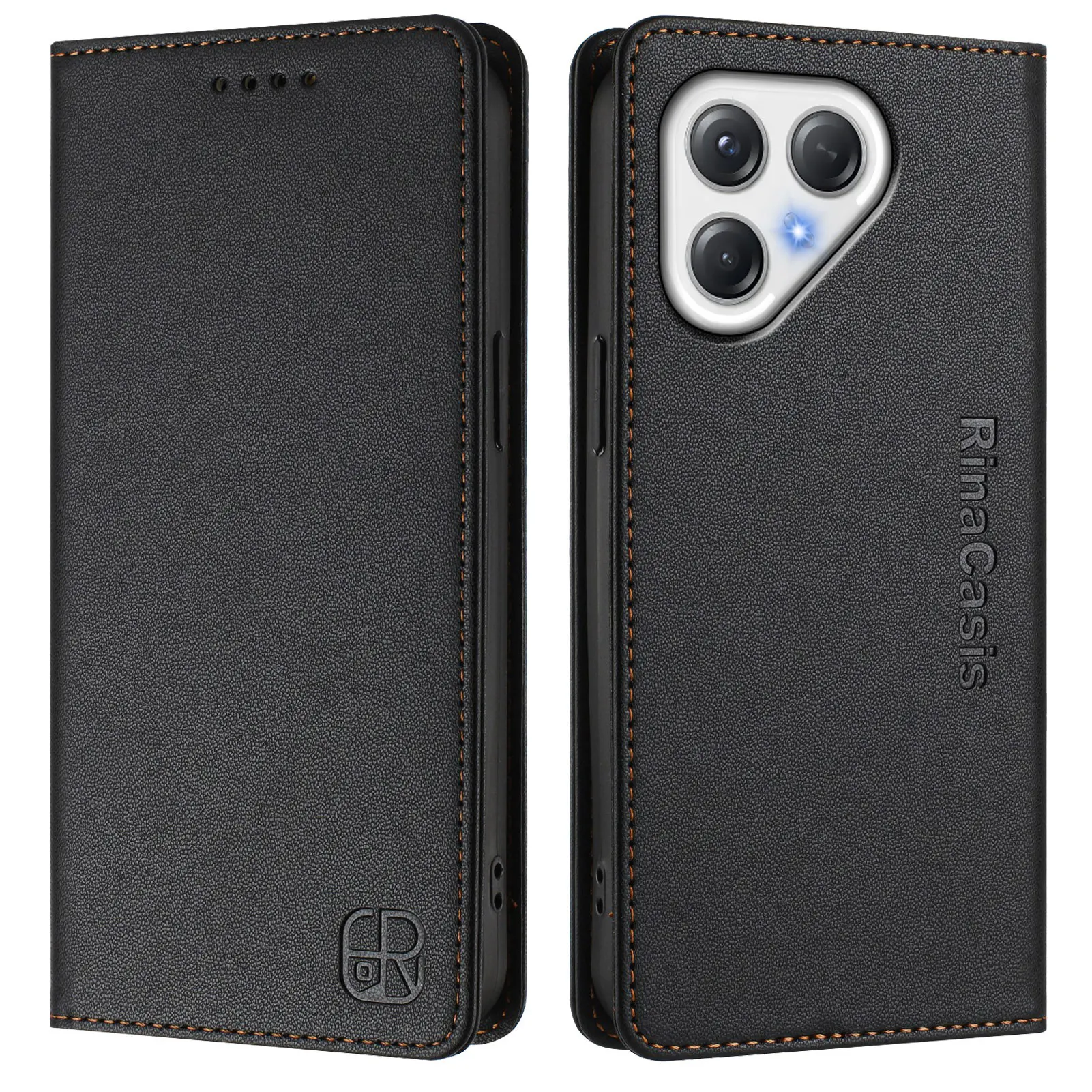 Magnetic Leather Luxury Book Wallet Case Cover