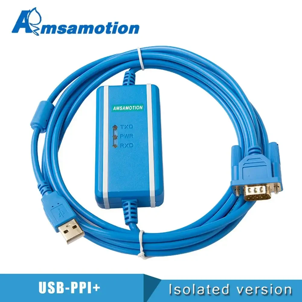 Cavo Di Programmazione Plc Usb-Ppi Adattatore Da Usb A Rs485 Per Cavo Di Download Usb Ppi Siemens S7-200 Plc