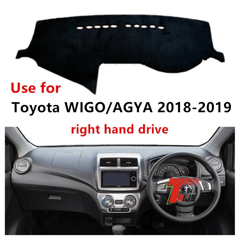 

Фланелевый чехол TAIJS высокого качества для приборной панели для Toyota WIGO/AGYA 2018-2019, для правого руля