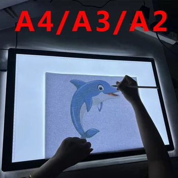 A4/A3/A2 Drawing tablet wacom Digital Graphic Tablet LED Diamond Painting Light Pad Board Portable Board for X-ray film viewer