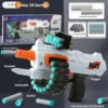Belt-fed continuous-fire soft bullet gun boy gift wind and flame XH919 institutional gift toy 1