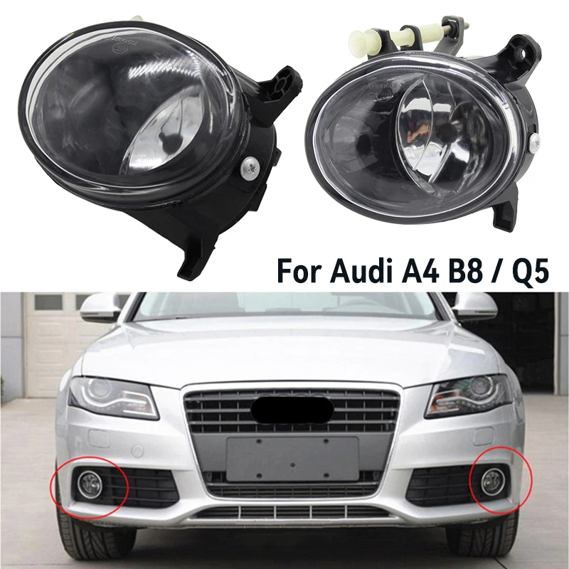 AutoLeftRightFrontHalogenFogLampLightAssemblyForAudiA4B8