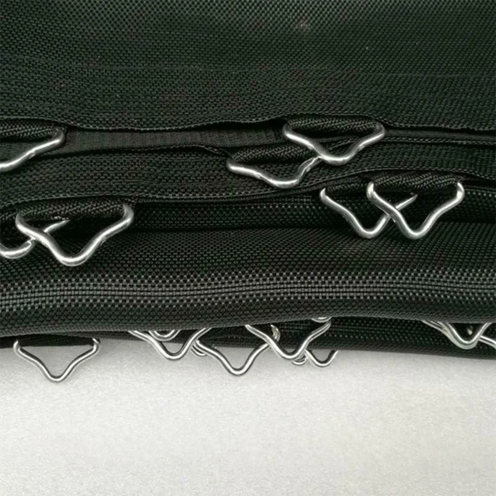 

30Pcs Portable Trampoline Parts Replaceable Trampoline Buckles V-shaped Trampoline Rings