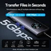Vention USB C hub 1000Mbps 9-in-1 USB-C to HDMI PD100W SD&TF RJ45 USB3.0 Docking Station for MacBook Pro Air Laptop DP Splitter 3