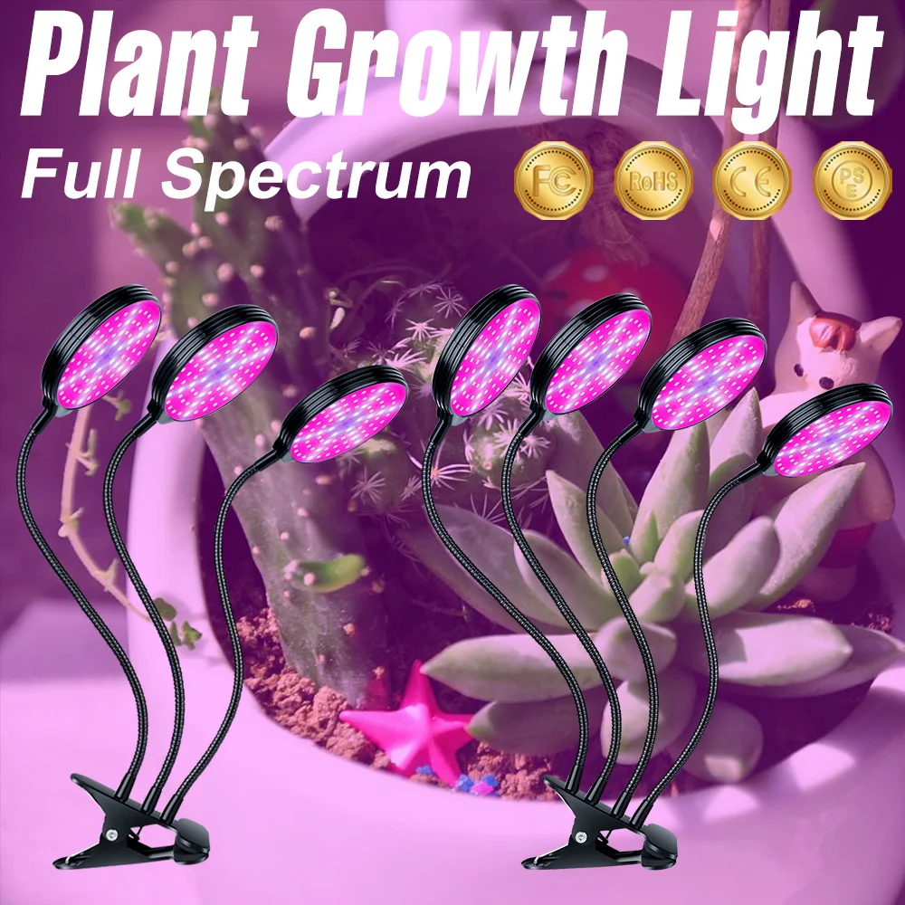 

indoor Phytolamp For Plant Grow Light Full Spectrum Phyto Lamp Flower Seeds Hydroponics Growbox Dimmable Cultivation Growth Lamp