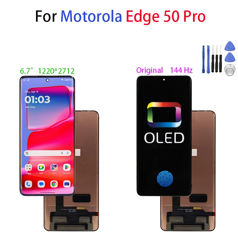 Original Ecran LCD Et Vitre Tactile Bleu Lunaire Pour Motorola Edge 40 5d68c22671 5d68c22861 Motorola