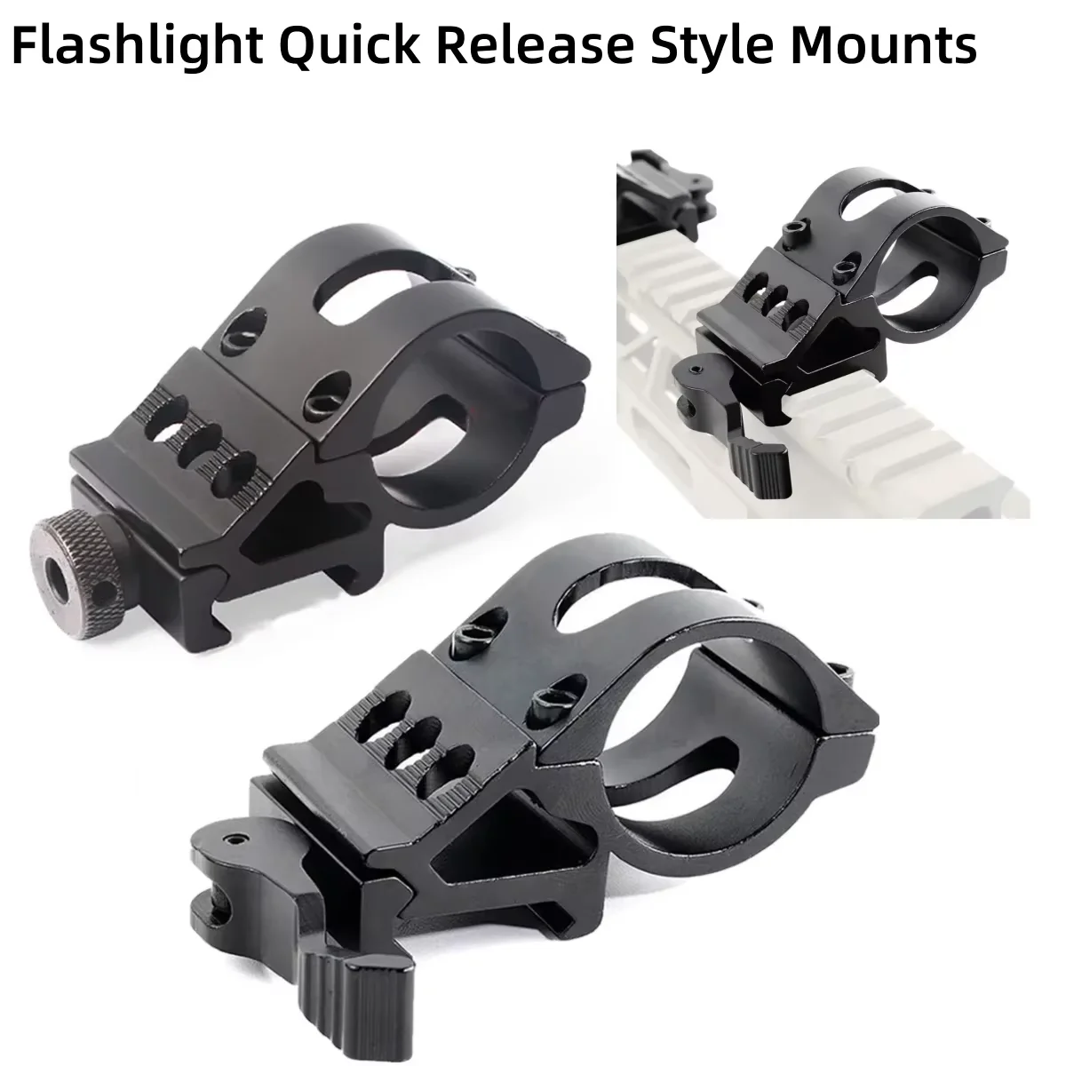 Quick Release 25mm Mounting Bracket for Sights and Flashlights