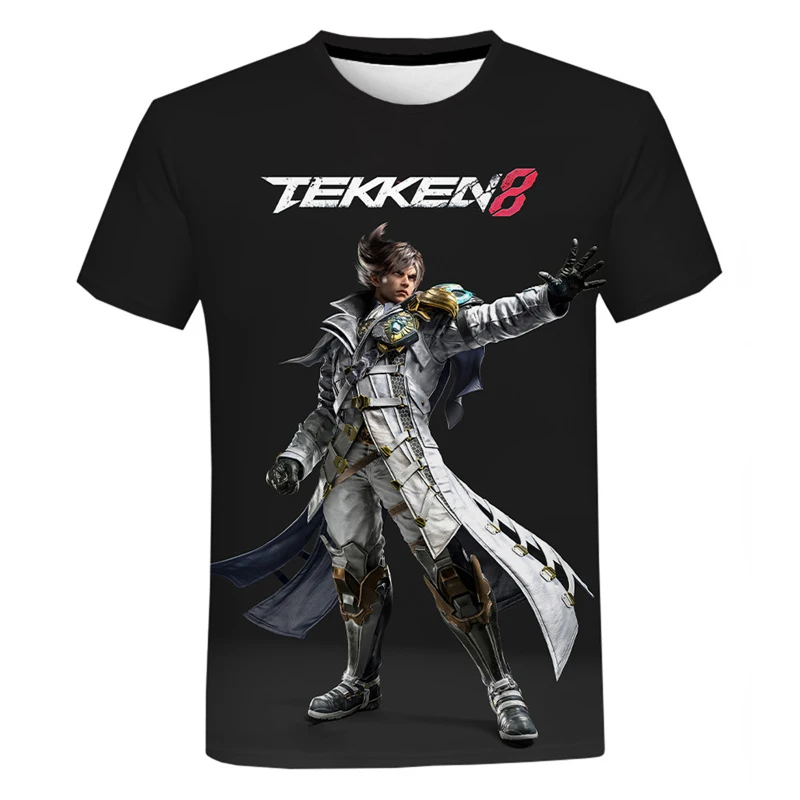 Game Tekken 8 T-Shirts 3D Printed Streetwear Men Women