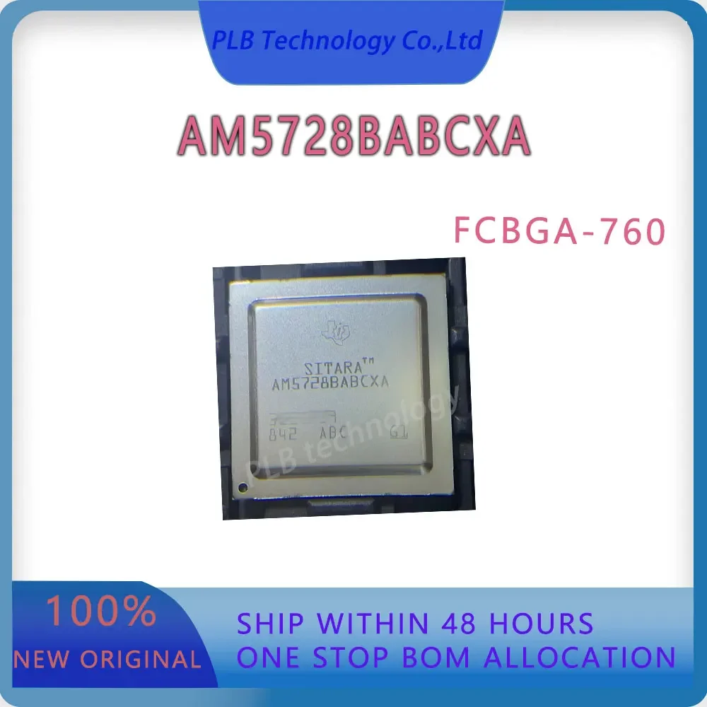

AM5728 New Original AM5728BABCXA Integrated Circuit MPU Sitara Processor Dual Arm Cortex-A15 Dual DSP FCBGA-760 MCU Electronic