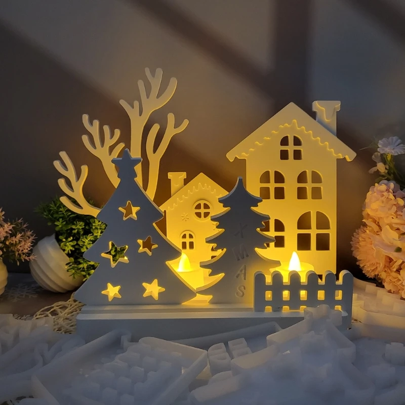 Moules En Silicone Pour Décoration 12 Moules Silicone Maison - Pour Plâtre, Résine, Cire (Noël) Moule Couronne