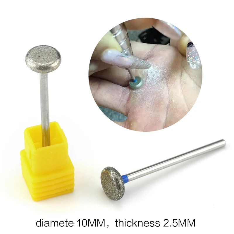 Diamond Nail Drill Milling Cutter Rotary Burr Cuticle Clean Bits For Manicure 2pcs/lot nail drill bit,nail drill bits,diamond burs,nail art tools,nail manicure tools,nail manicure accessories,cuticle remover bit