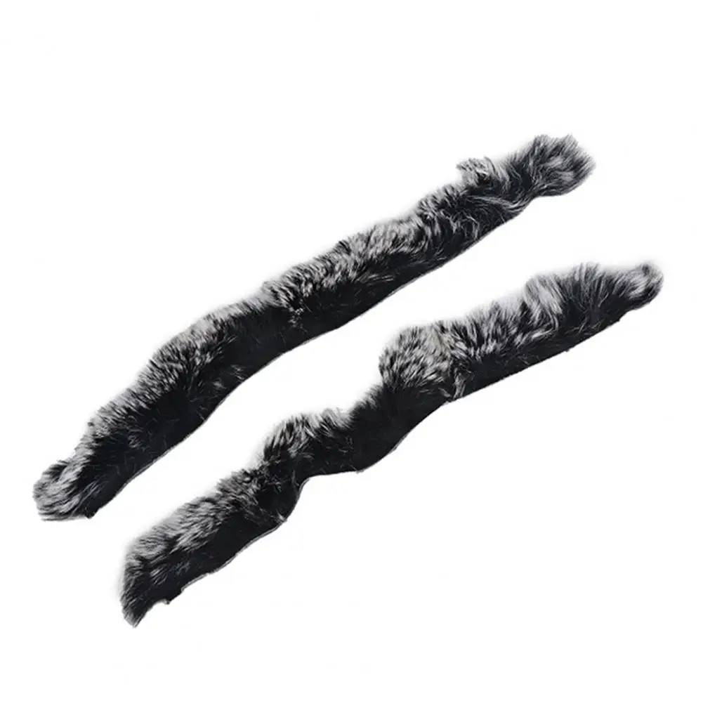 Archery Bow String Silencers Shock Absorption Soft Touch Fuzzy Faux Rex Rabbit Fur String Separator Recurve Traditional H 1 Pair archery bow string thread bowstring material archery bow string wax