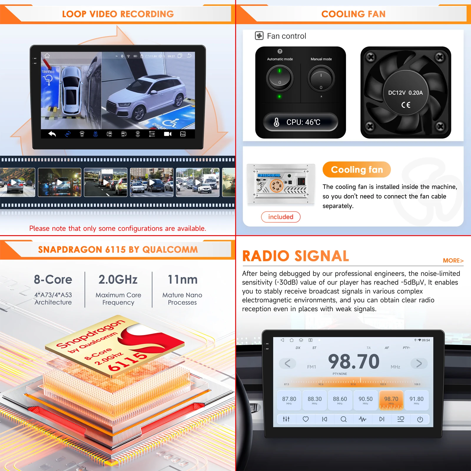 Radio OSSURET Android 14 para coche Peugeot 407 2004 - 2011, sistema inteligente Carplay, reproductor Multimedia de vídeo, GPS 4G DSP 6115 6