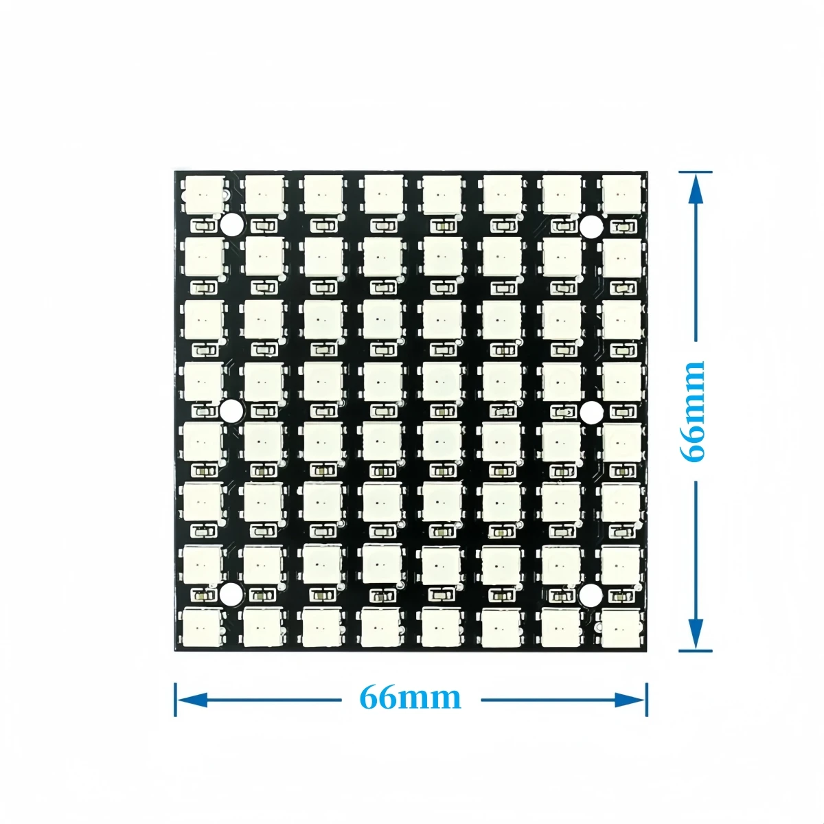 LED 5050 RGB LED 매트릭스 모듈, WS2812, 8x8, 64 비트