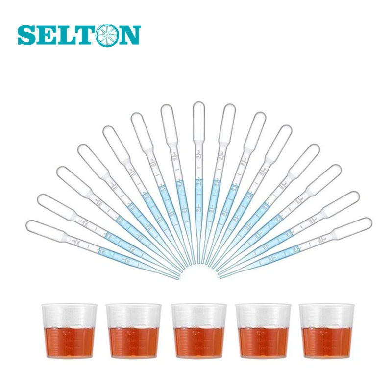 

20pcs Disposable Transfer Pasteur Pipette 1ml 2ml 3ml 5ml 10ml Micro Pipette With Scale Lab Supplies Pipettes