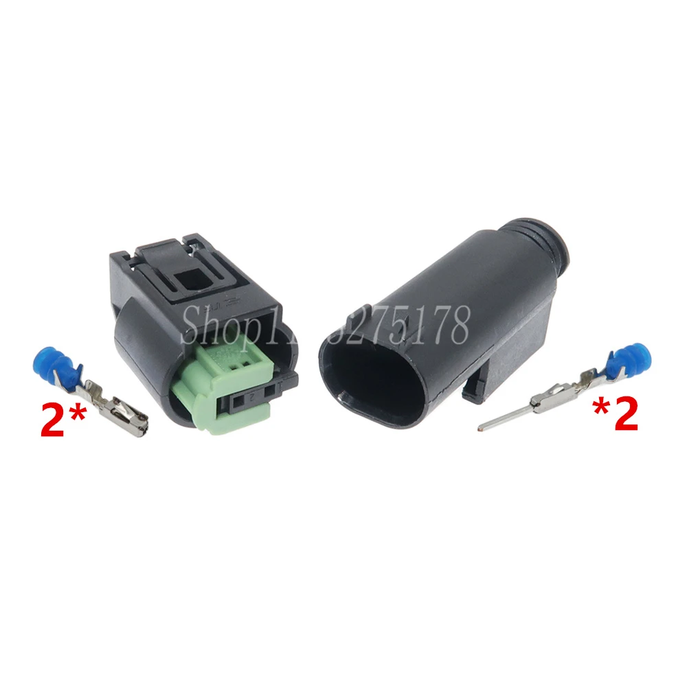 1 Satz 2-polig 1-1393238-3 1-1393843-1 8 e0973202 Stecker oder Buchse Außentemperatur anschluss Auto-Sauerstoffsensor-Steckdose – Detail 2