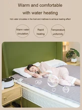  Water Circulation Heating Bed Mattress Hot Sleeping Pad Thermostat Heated Blanket Heater Winter Double Body Warmer Sheet Carpet 