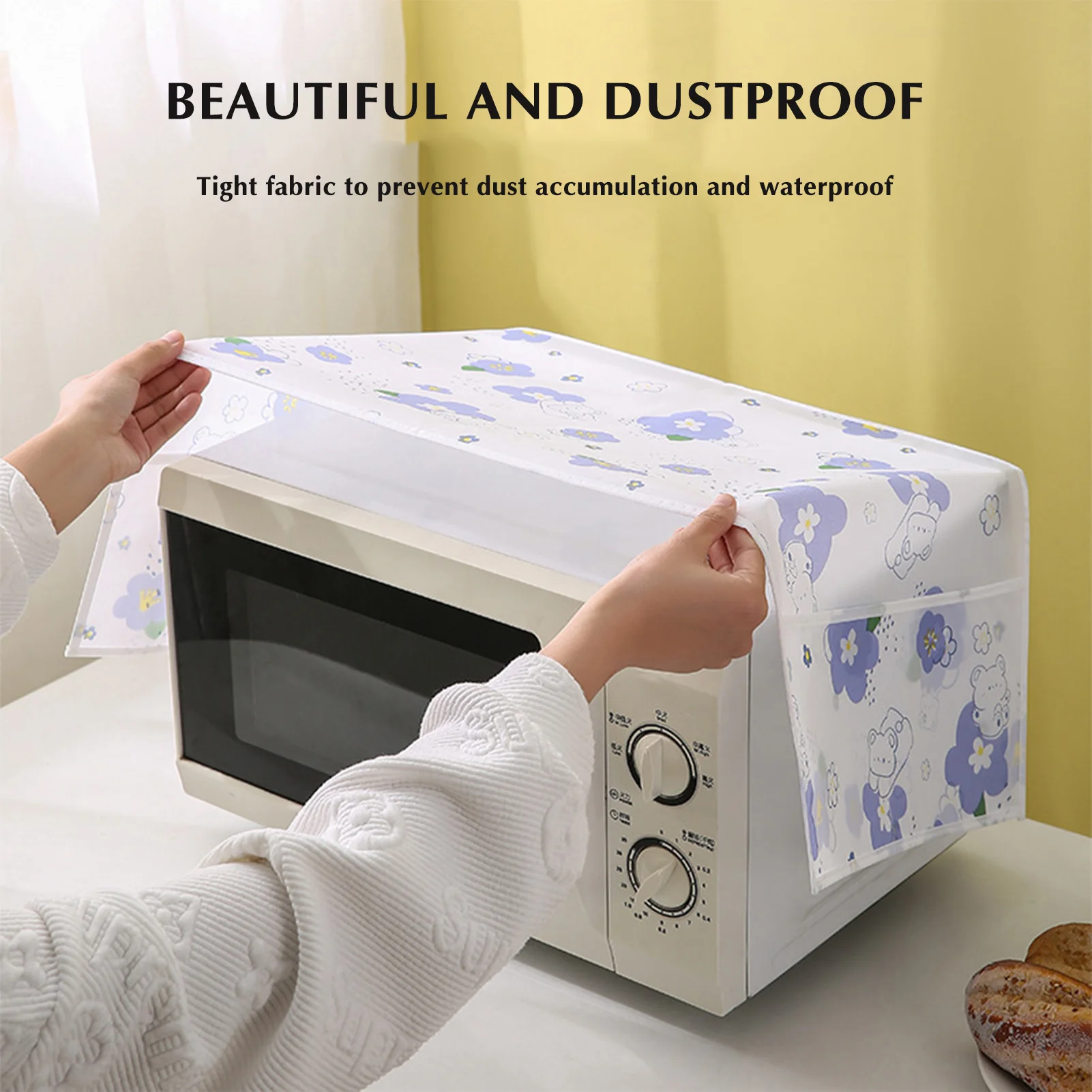 Kitchen Microwave Oven Dust Proof Cover