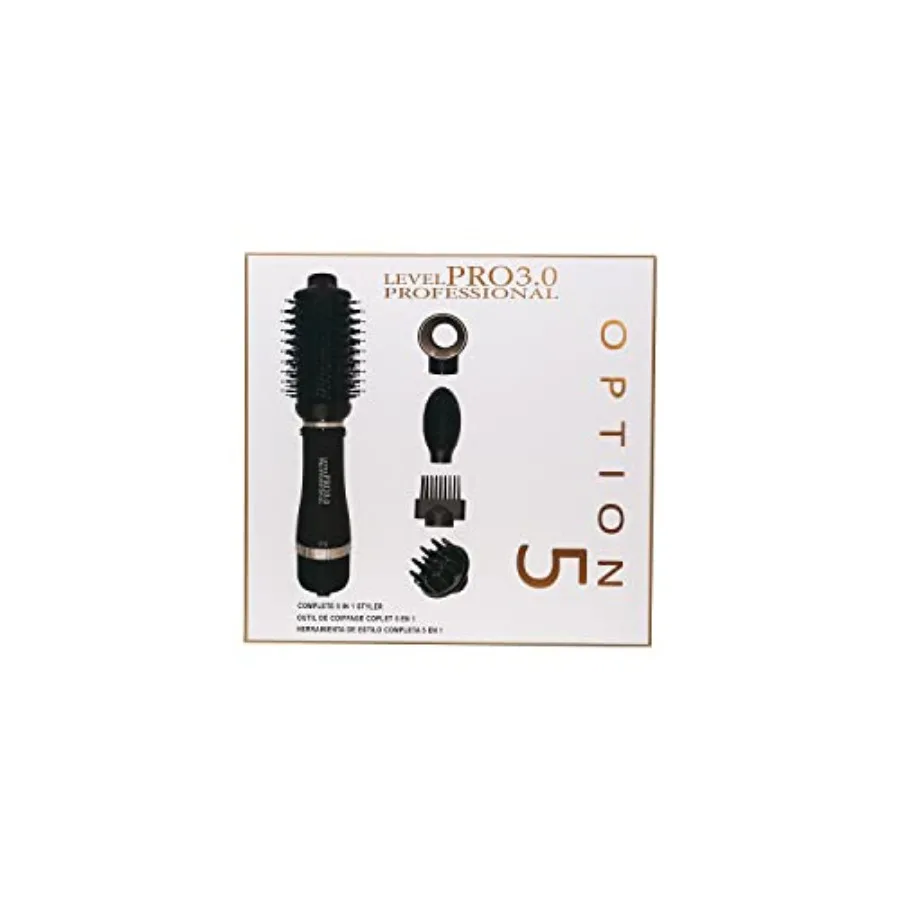 5 in 1 Hair Dryer Brush Kit with Negative Ion Technology for SalonStyle Results: Ideal for Drying Straightening Volumizing Curl