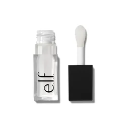 Elf Nutritious Lip Oil Gloss - Candy Divine Wine Tinted, Lightweight & Moisturizing (Crystal clear)
