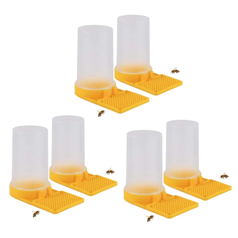 

6 Pack Beehive Beekeeping Water Dispenser Honey Beehive Entrance Feeder Bee Drinking Beekeeping Equipment