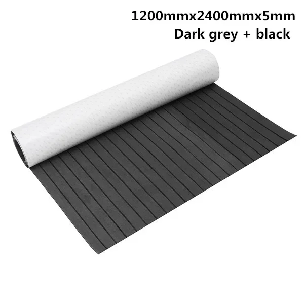 Feuille de terrasse en Faux teck en mousse EVA, marron foncé, pour bateau marin, épais, bricolage, tapis de sol de protection, bateau marin, Yacht, bateau, camping-car, caravane