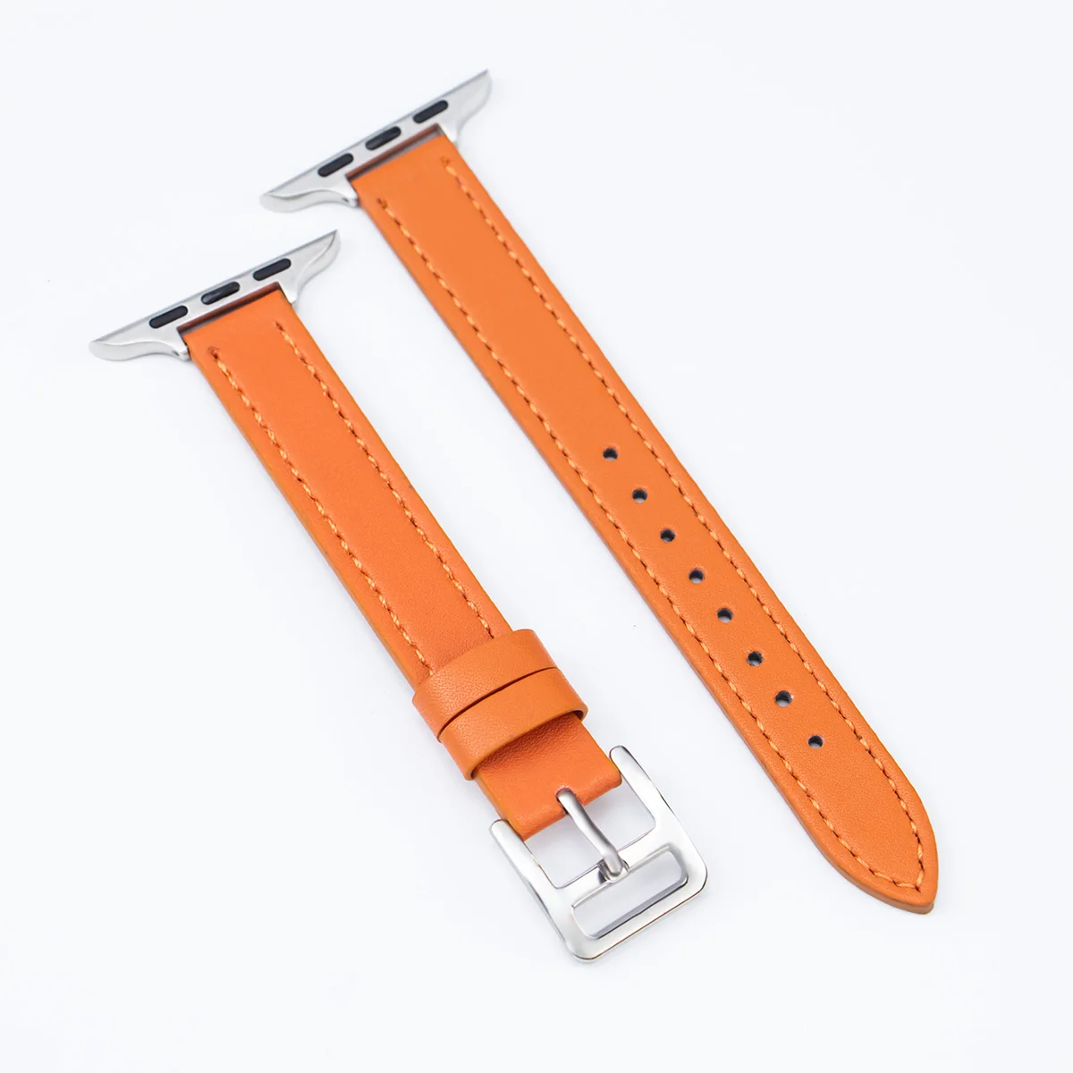 حزام جلدي نحيف لساعة أبل الترا 2 49 مللي متر 46 مل...