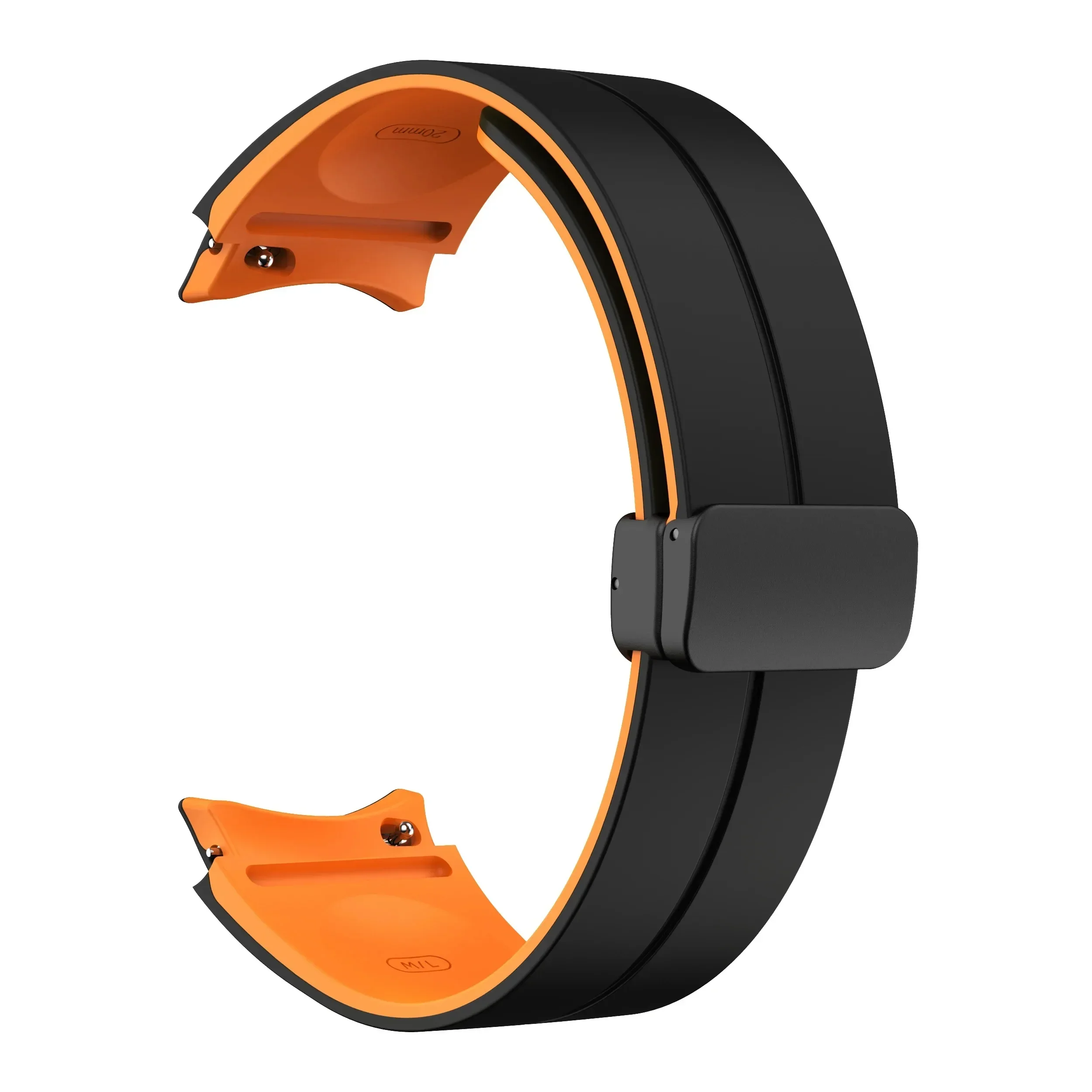 Magnetic Silicone Strap - No Gap Design Bracelet Band