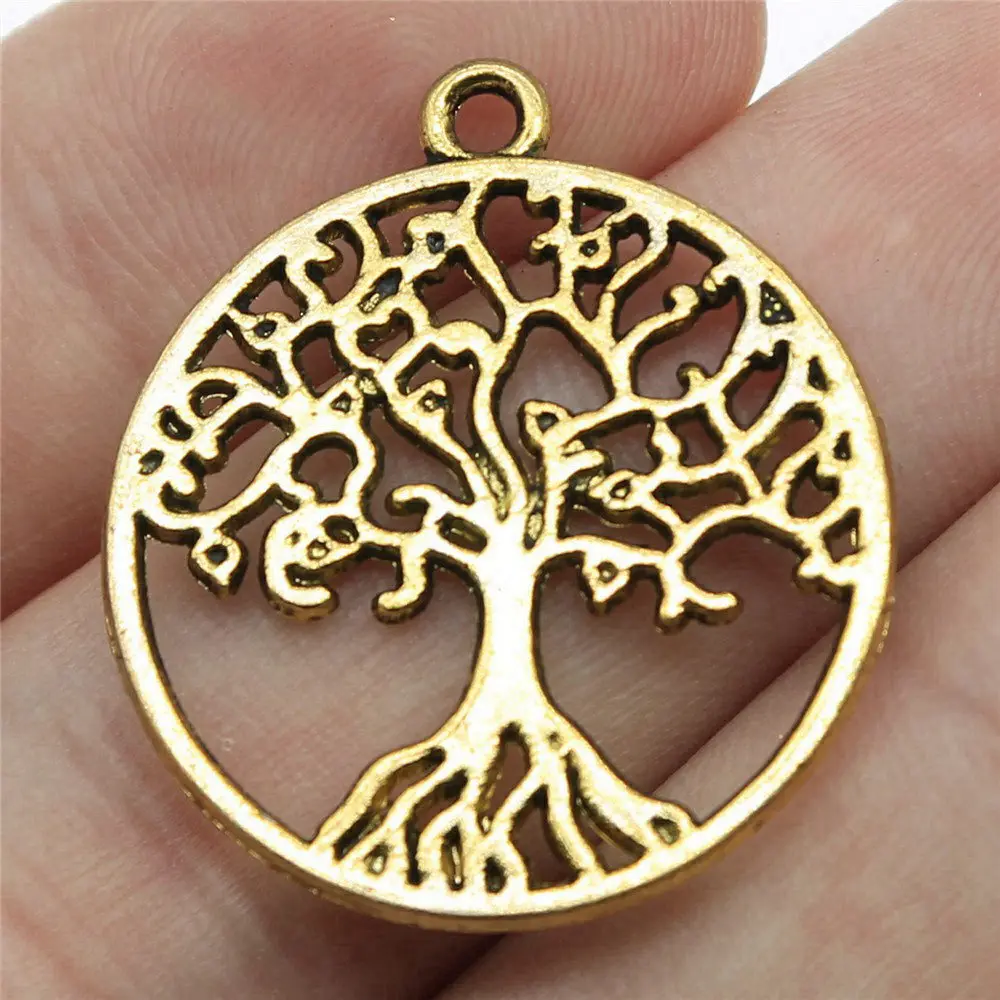 

Jewelry Tools Tree Of Life Charms Handmade Components 10pcs